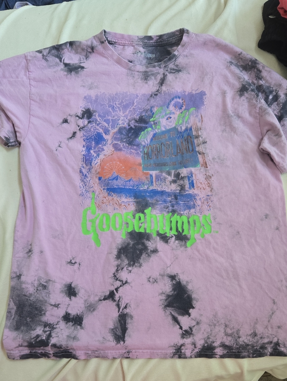 Goosebumps Shirt Tye-Dye Size Large
